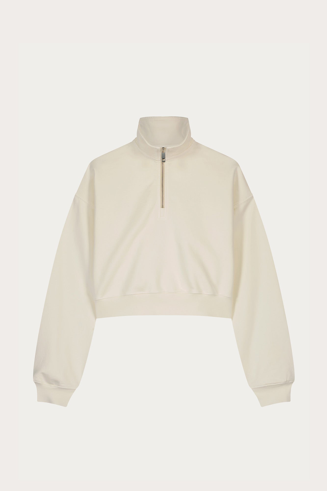 Runyon Cropped Quarter Zip Sweatshirt VELD