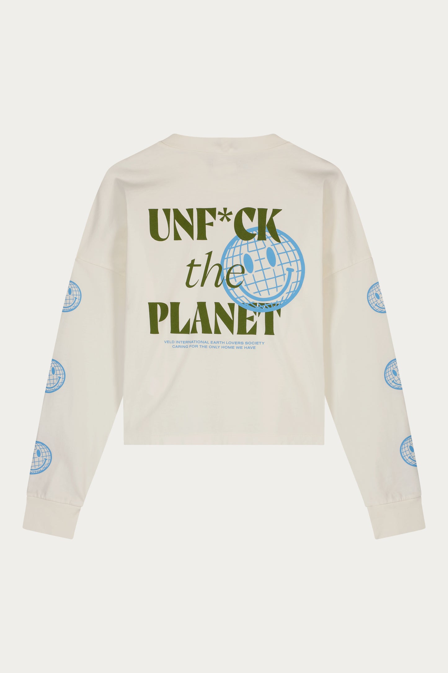 Vondel Earth Lovers Long Sleeve T-Shirt - Natural