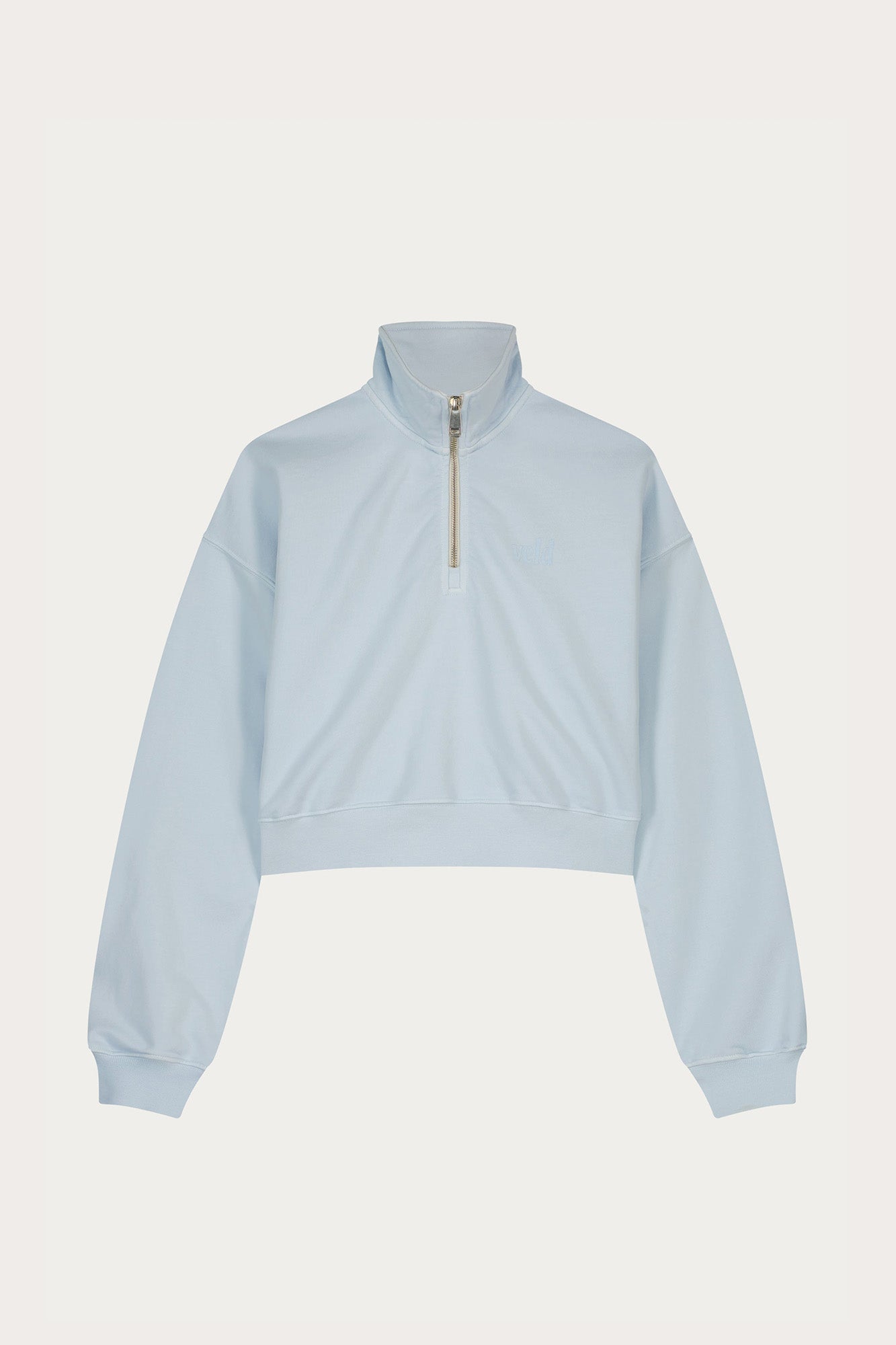 Runyon Cropped Quarter Zip Sweatshirt VELD